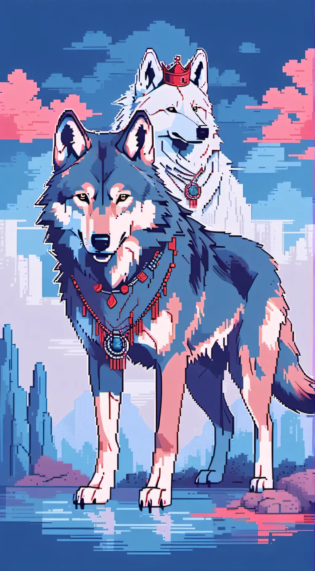 ai character: Spot And Riana. background