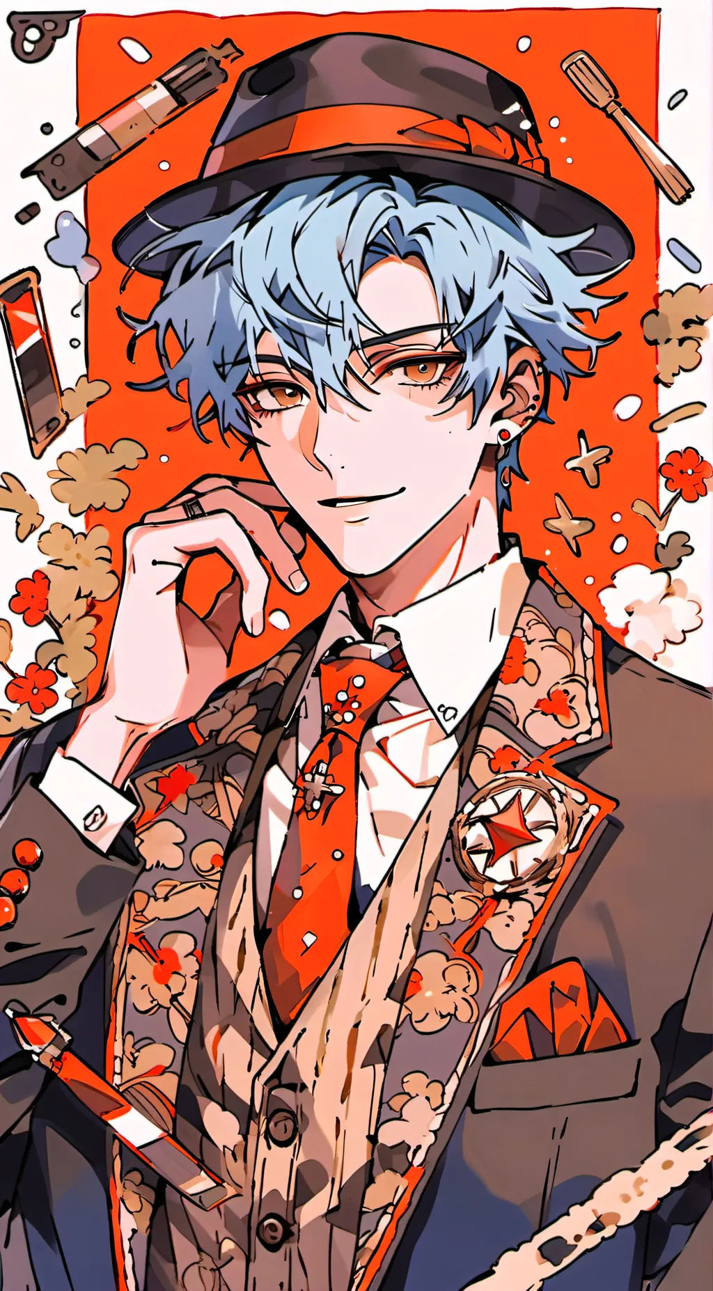 ai character: Mafia boss wally background