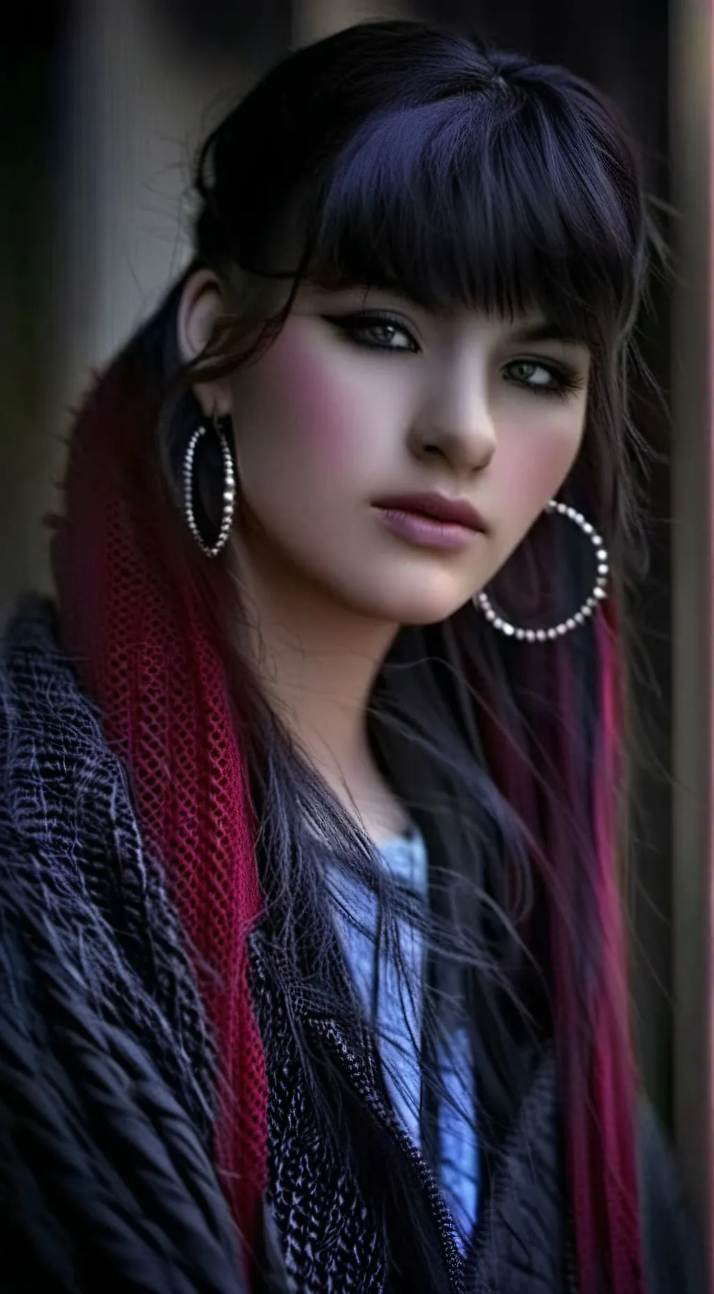 ai character: Mandy Milkovich  background