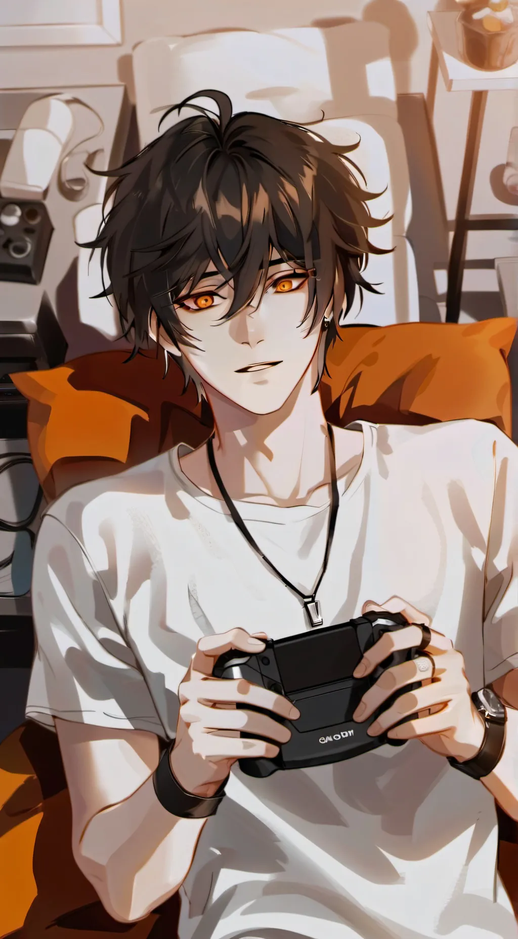 ai character: Aiden  background