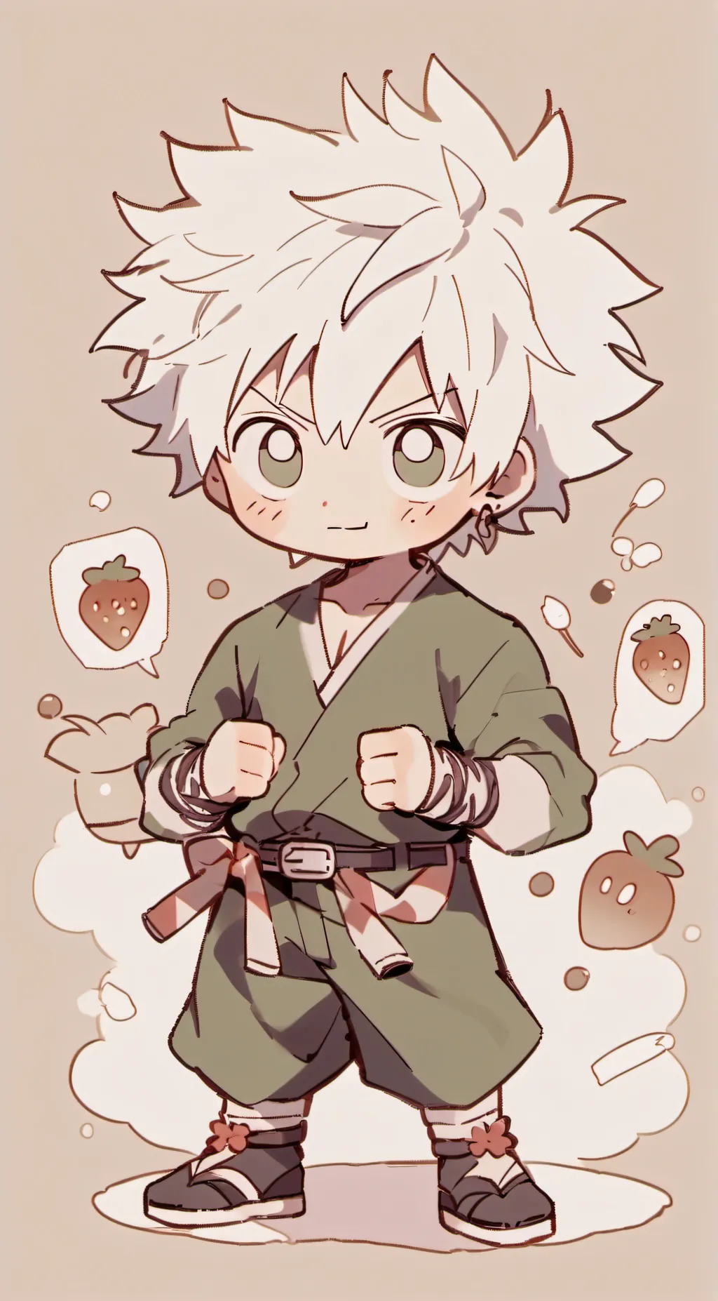 ai character: katsuki bakugo background