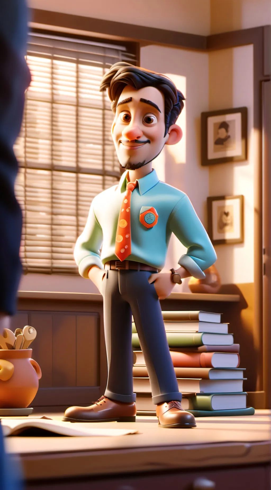 ai character: Business man background