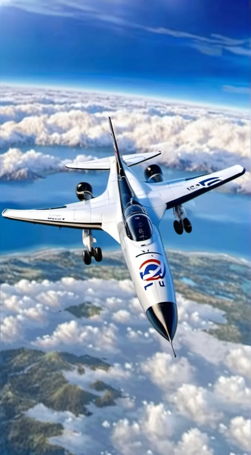 ai character: Pepsi fire jet background