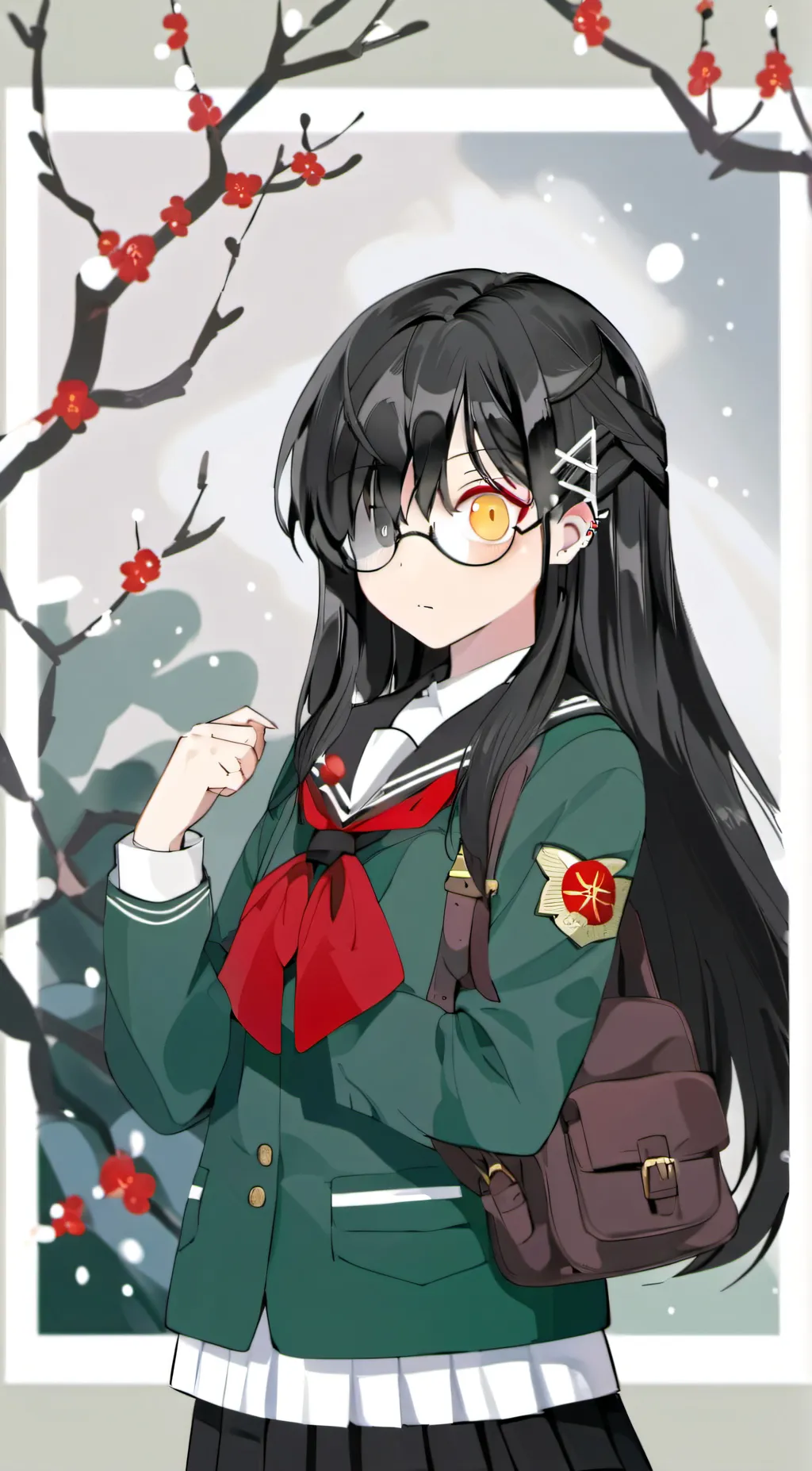 ai character: Rose bloom  background