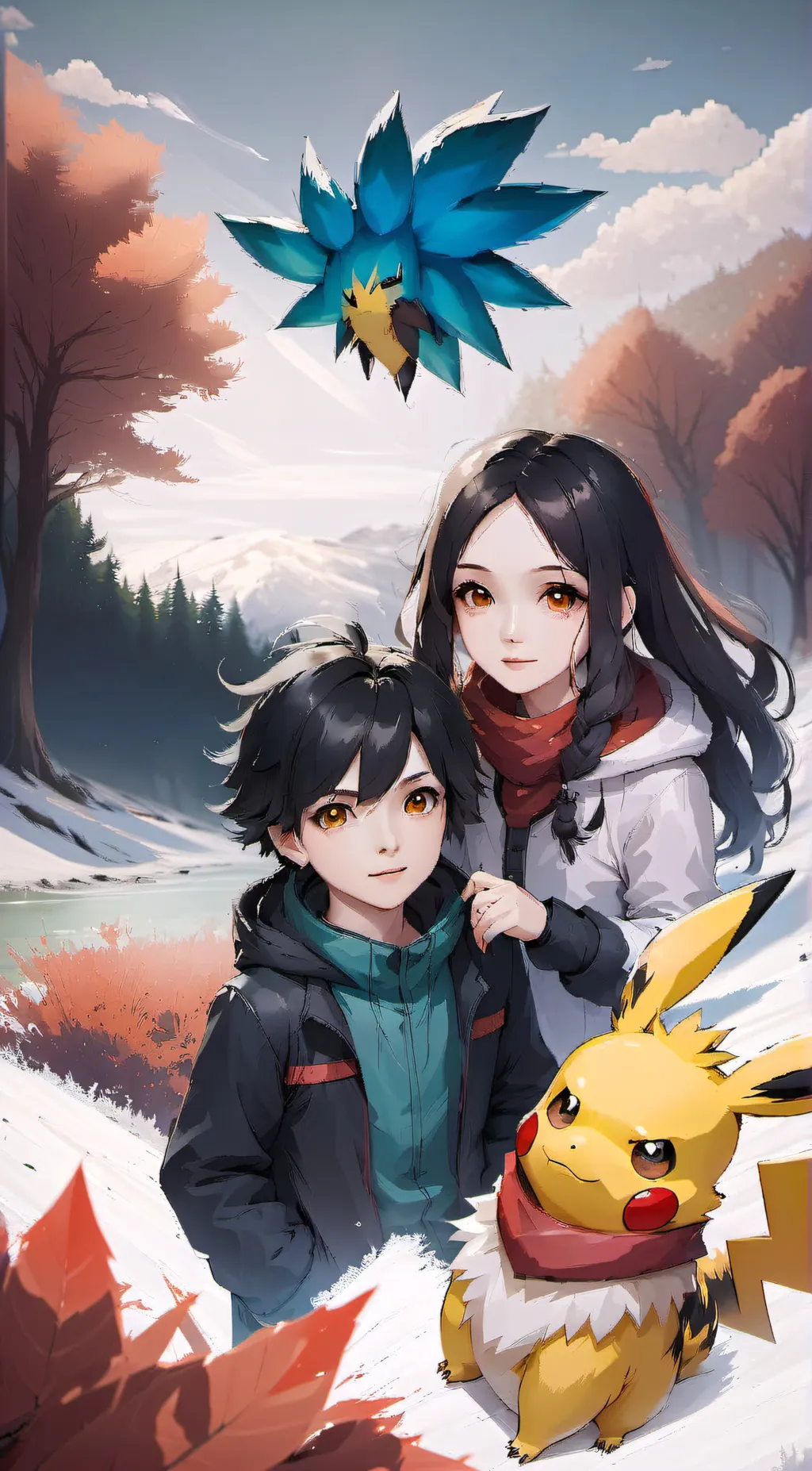 ai character: Luna kily Jude dak background