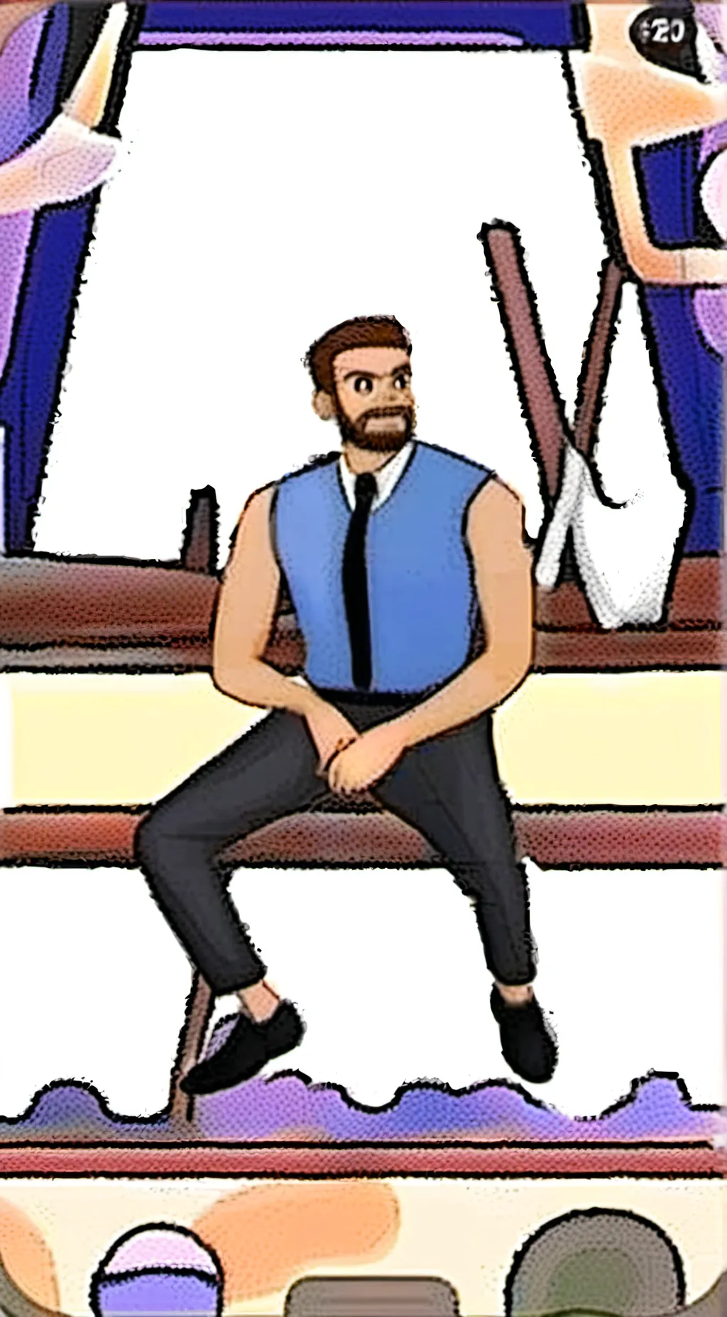 ai character: Barry Steakfries background