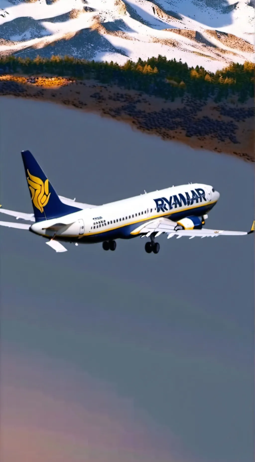 ai character: Ryanair 737-800 background