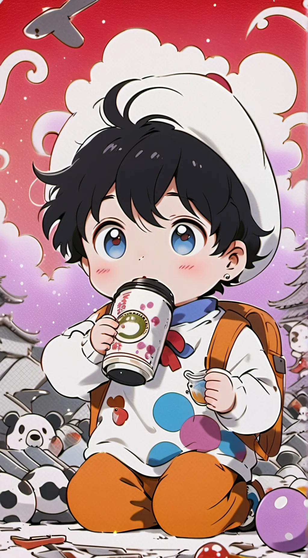 ai character: Baby background