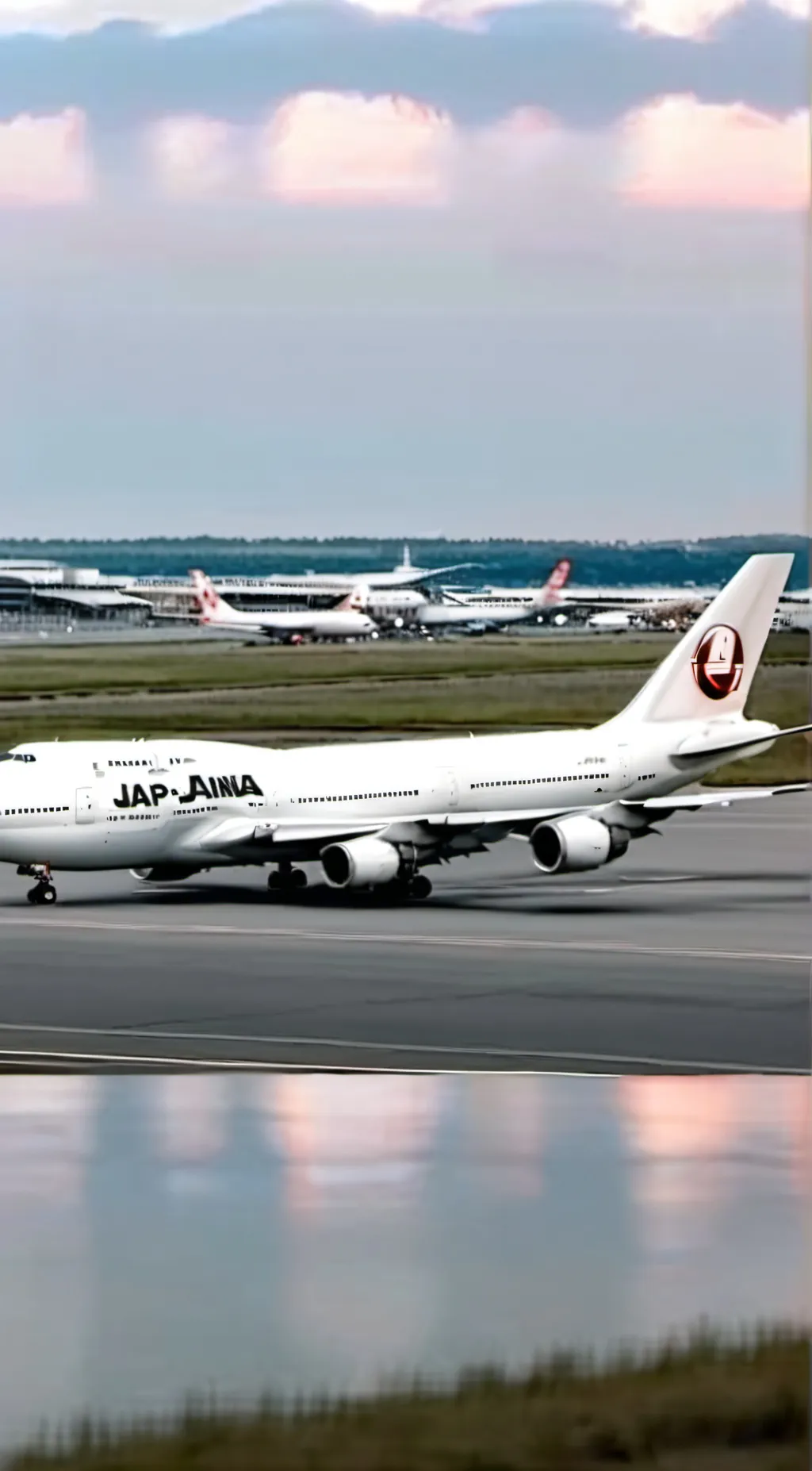 ai character: Japan airlines 55 background