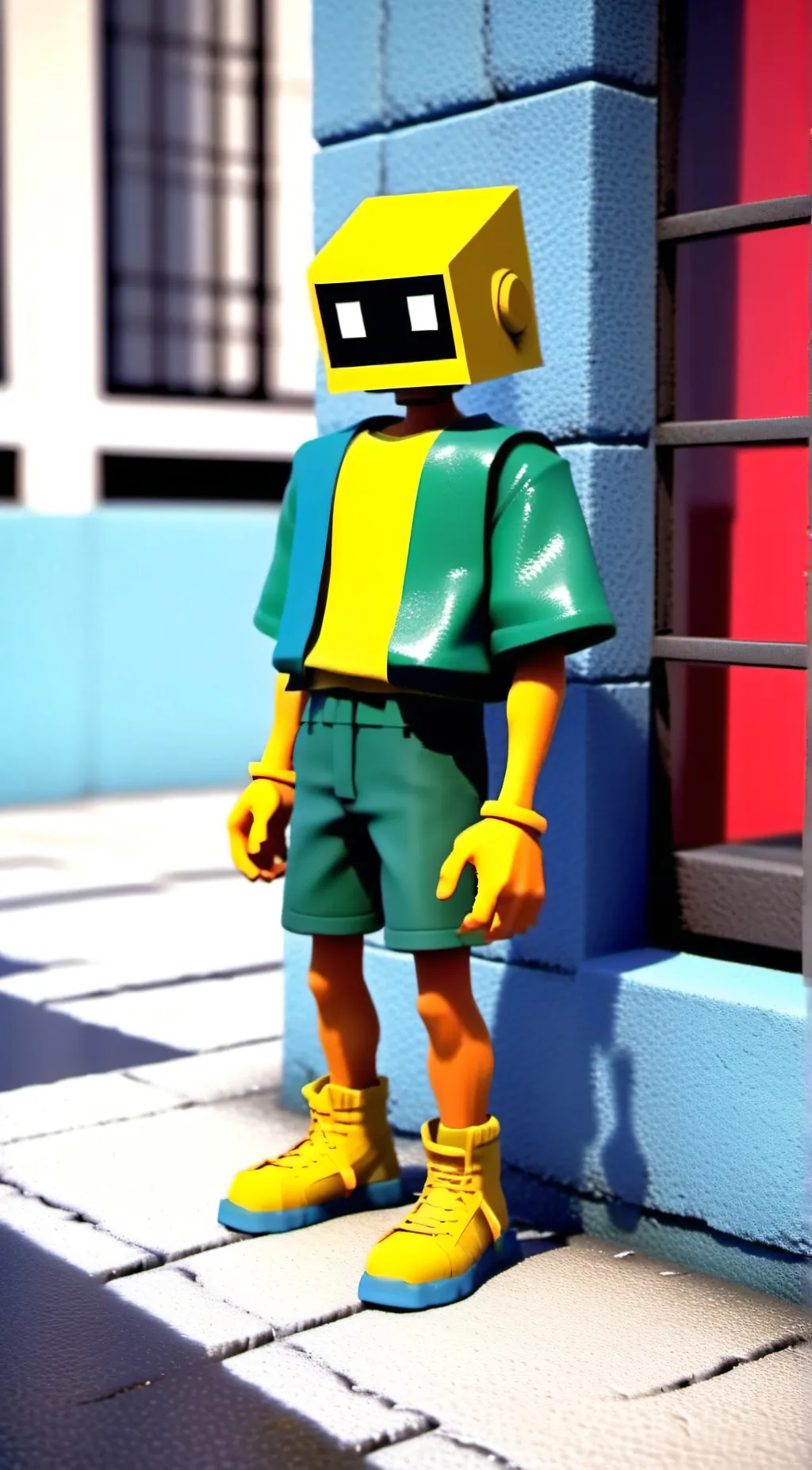 ai character: noob tower defense background