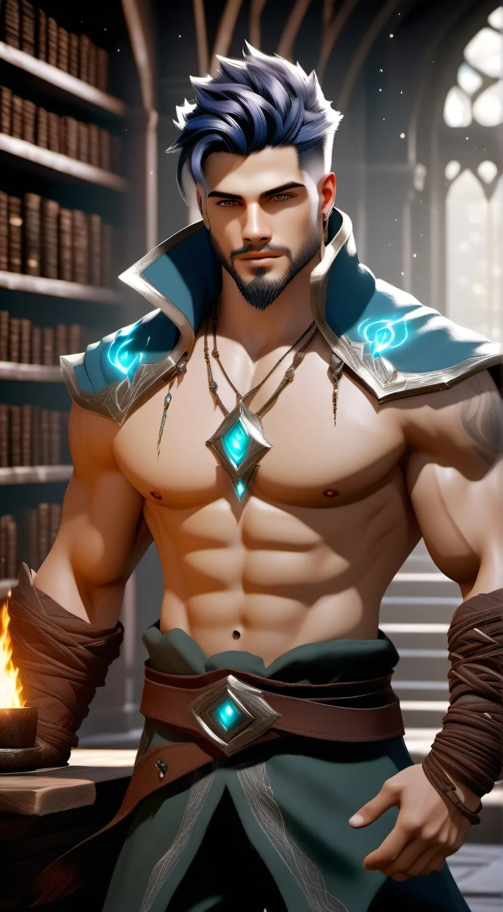 ai character: Aaron background