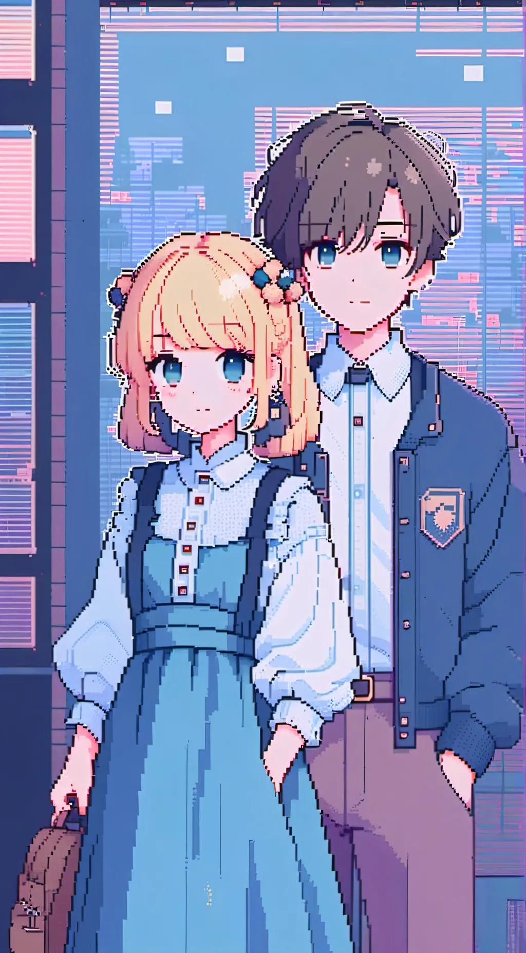 ai character: Lily and Jake background