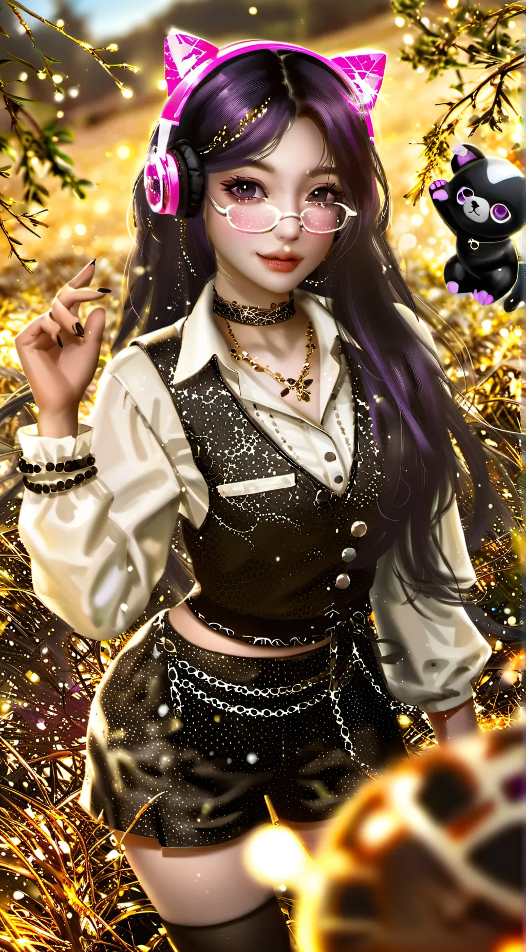 ai character: Ashley the gamer 🌹 background