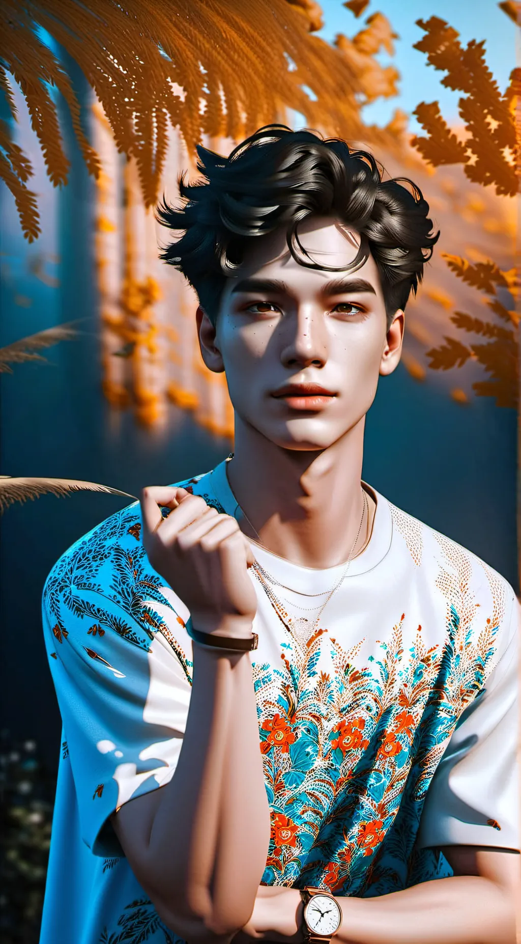 ai character: liam and lia background