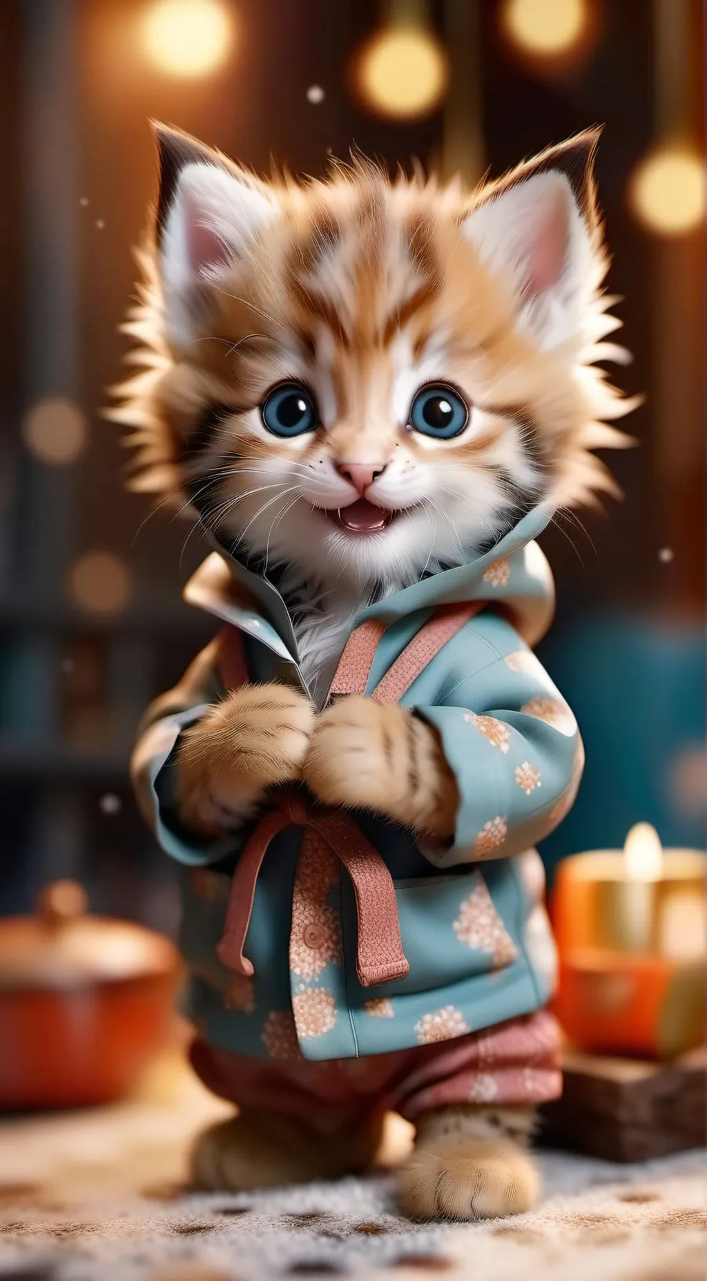 ai character: Ginger background