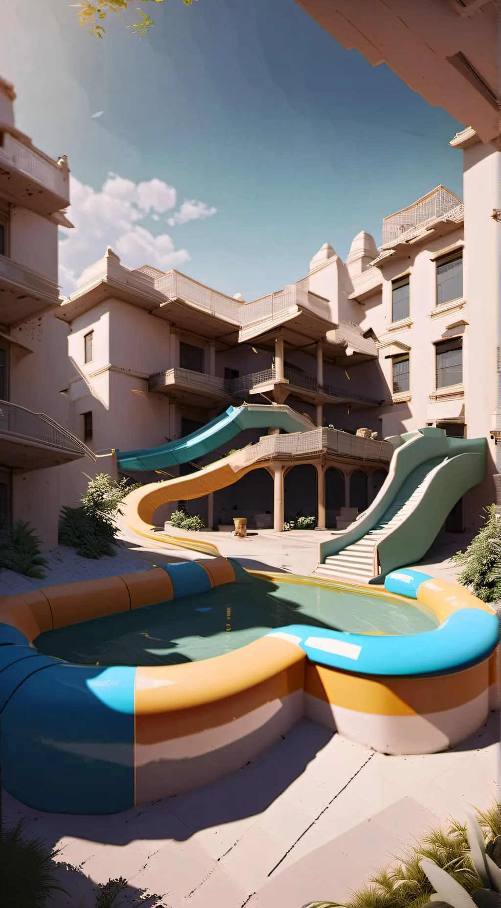 ai character: Smiling Critters background