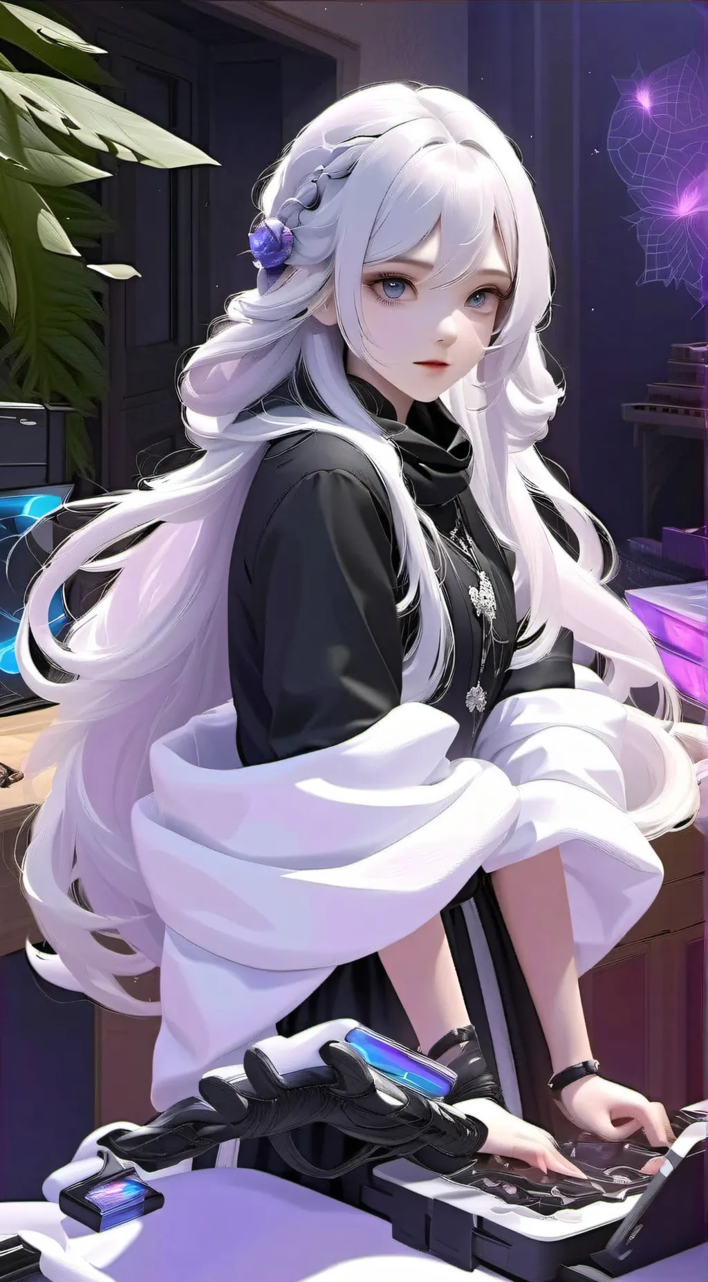 ai character: Lilly Lynne background