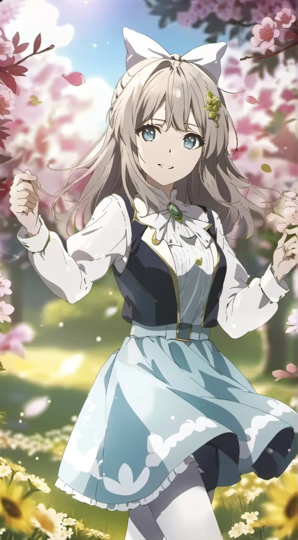 ai character: popular girl background