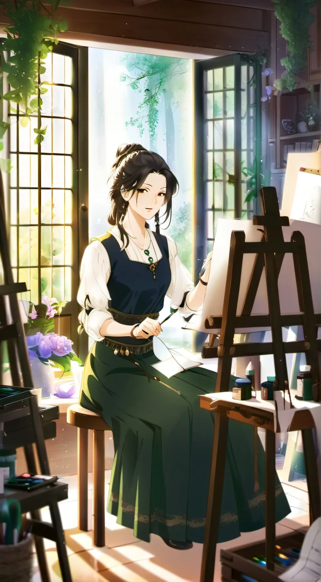 ai character: Lizzy background