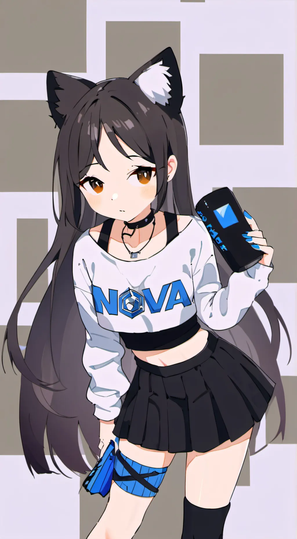 ai character: nova woulftail background