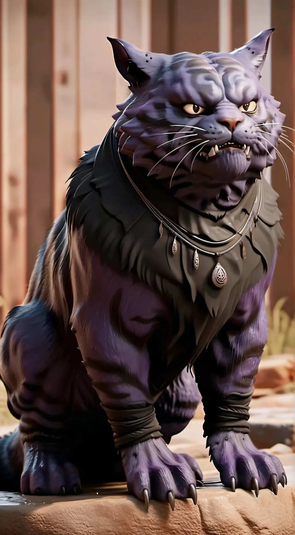 ai character: catnap but better background