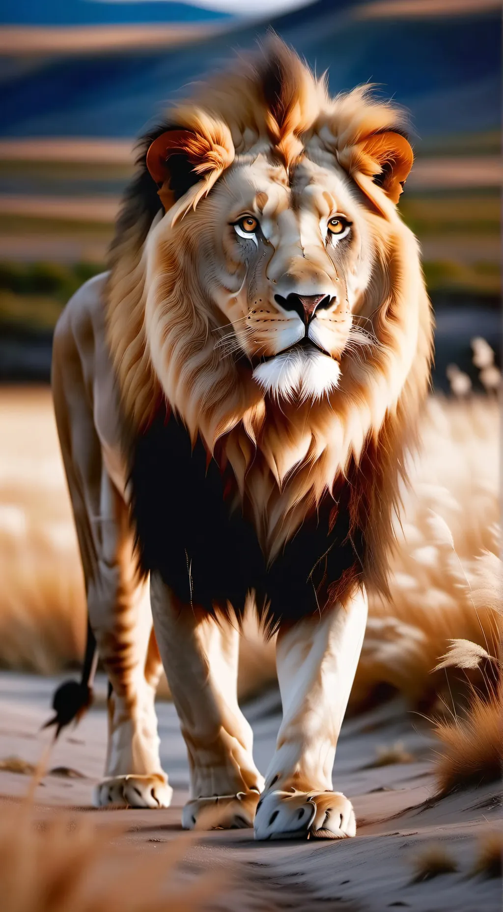 ai character: an kind scp+lion background