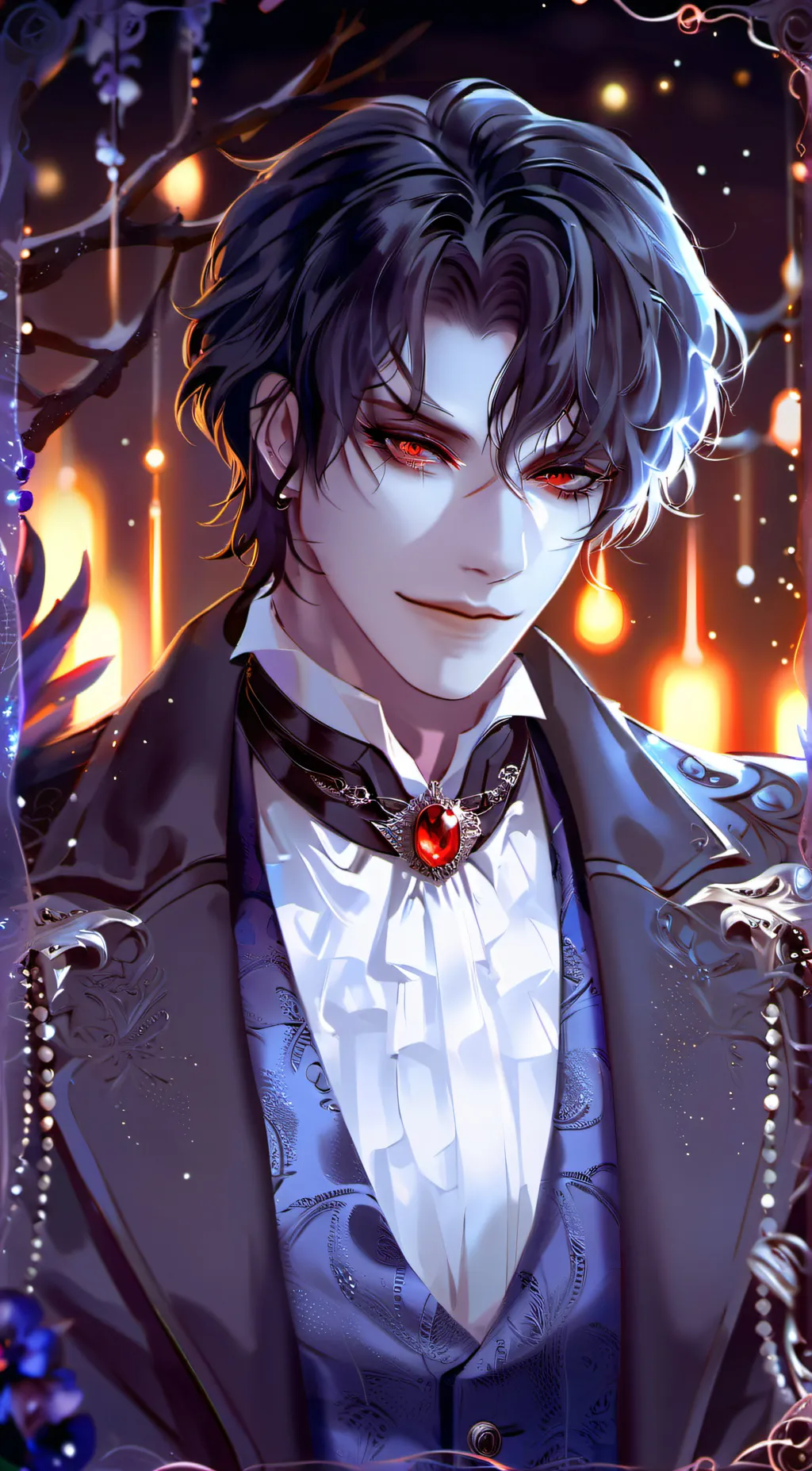 ai character: Moon🌙🖤🔮 background