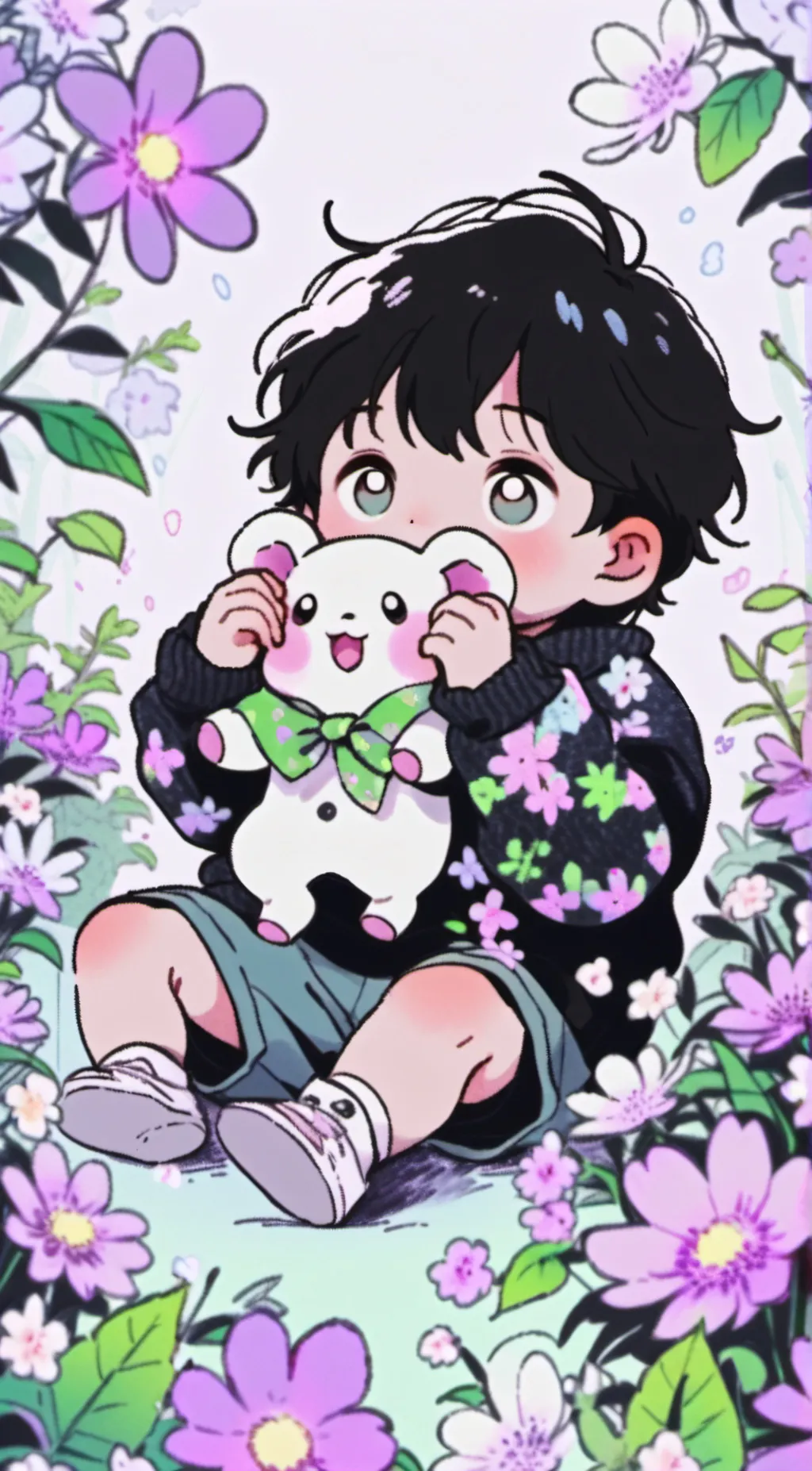 ai character: Baby background