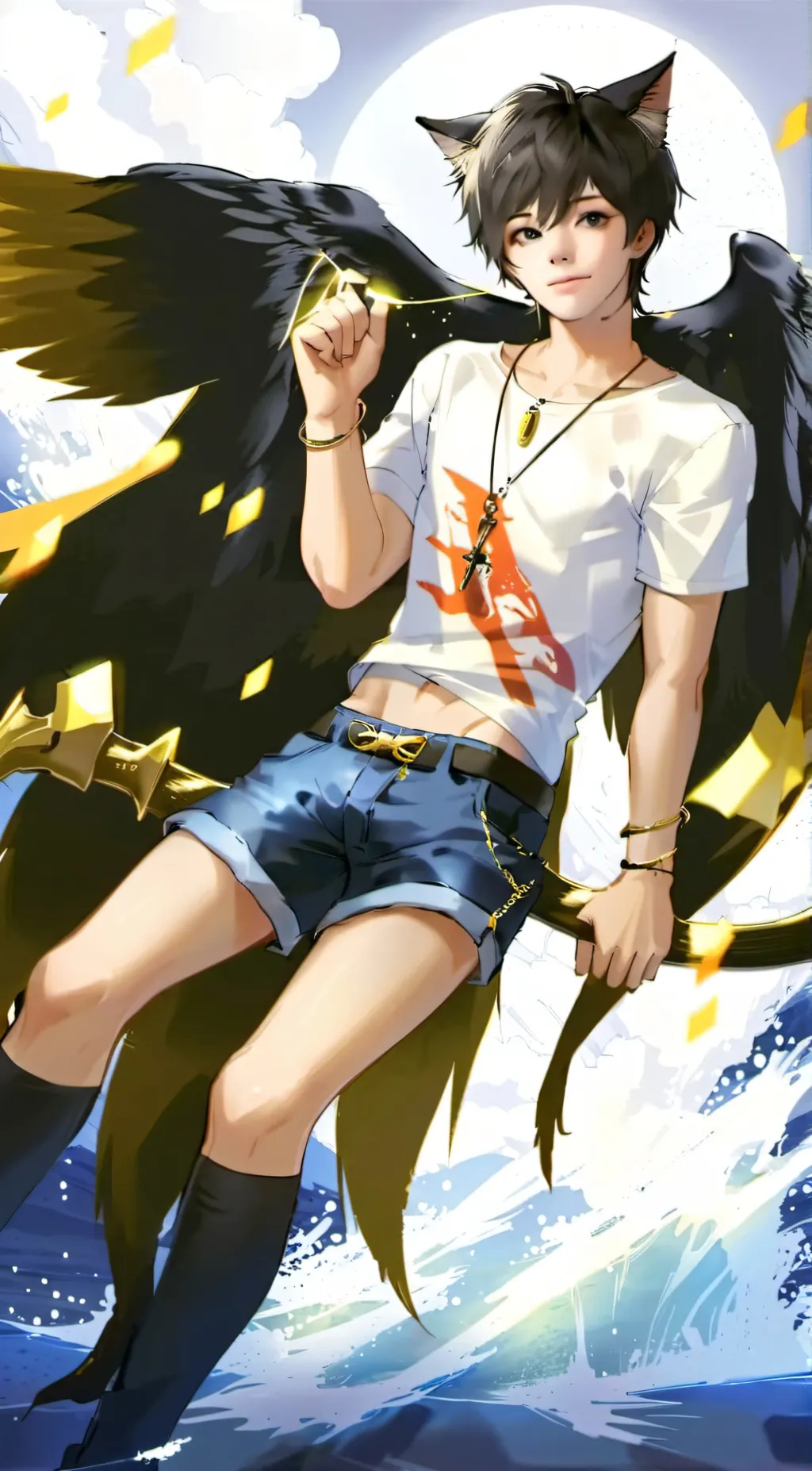 ai character: Ash background