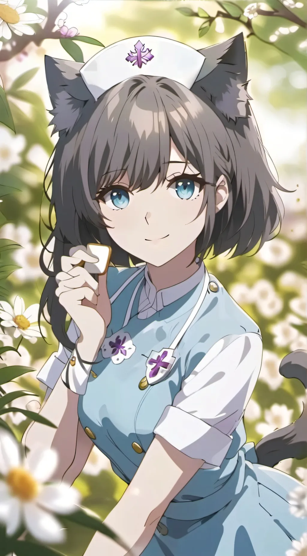 ai character: nurse  background