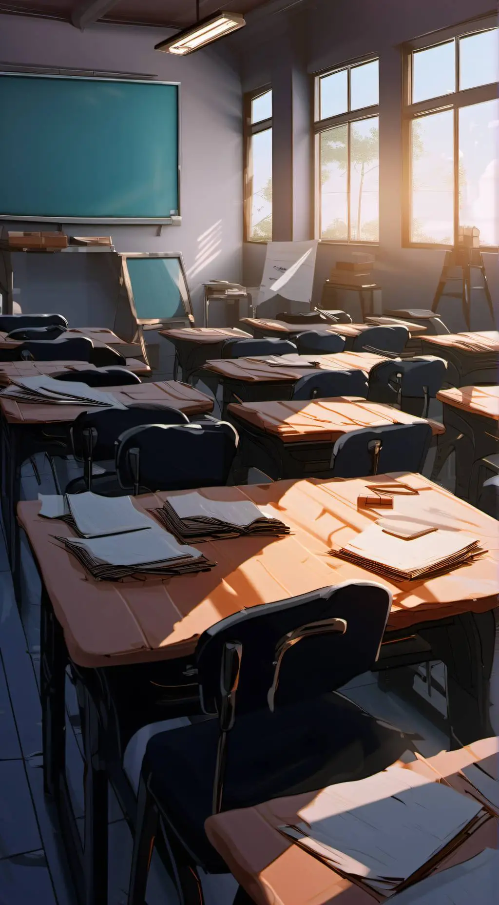 ai character: 1-A festival  background