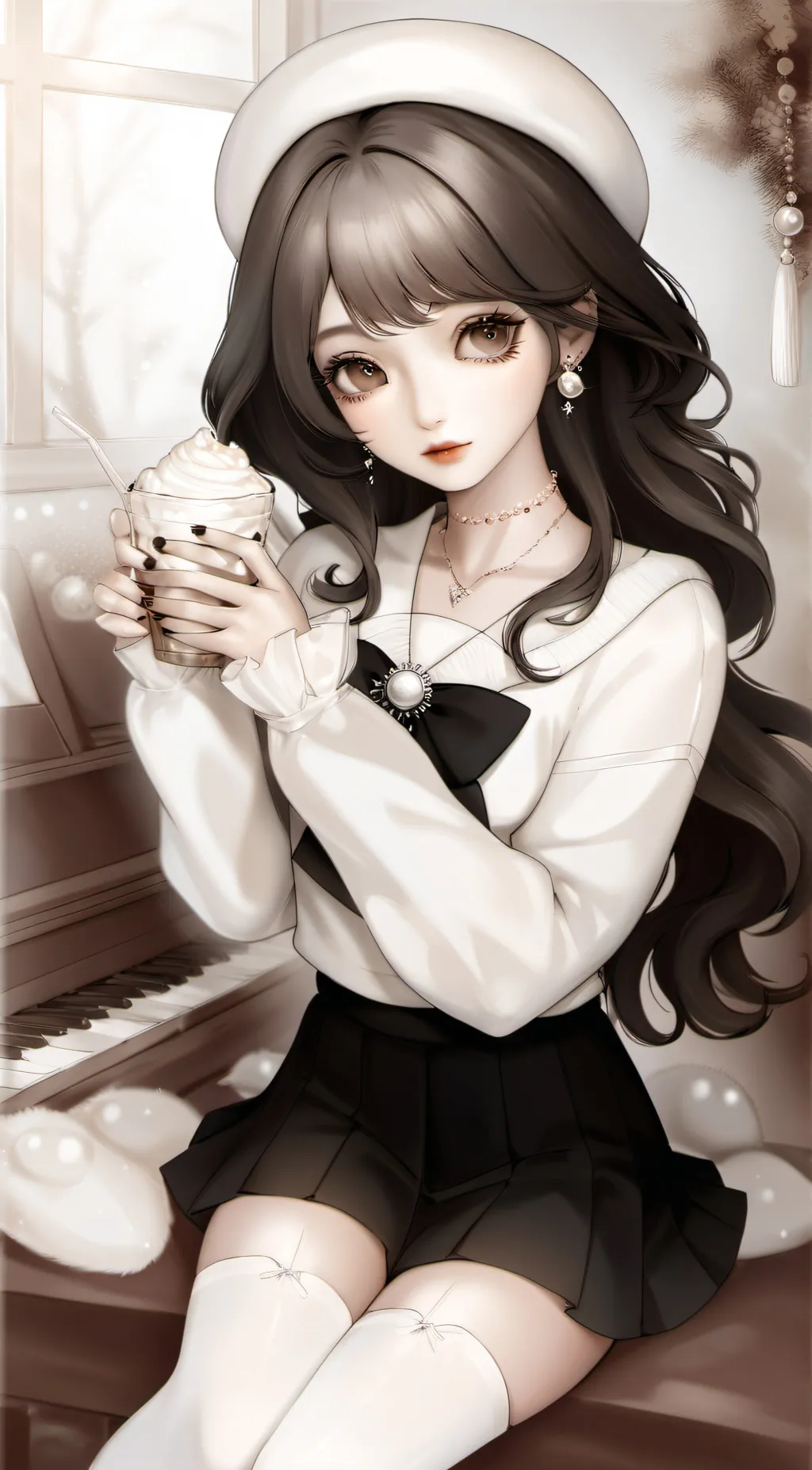 ai character: 🌴Nia🌴 background