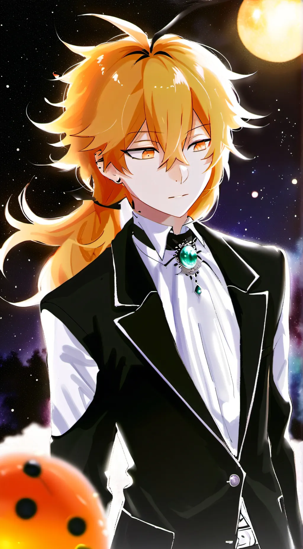 ai character: Celine  background