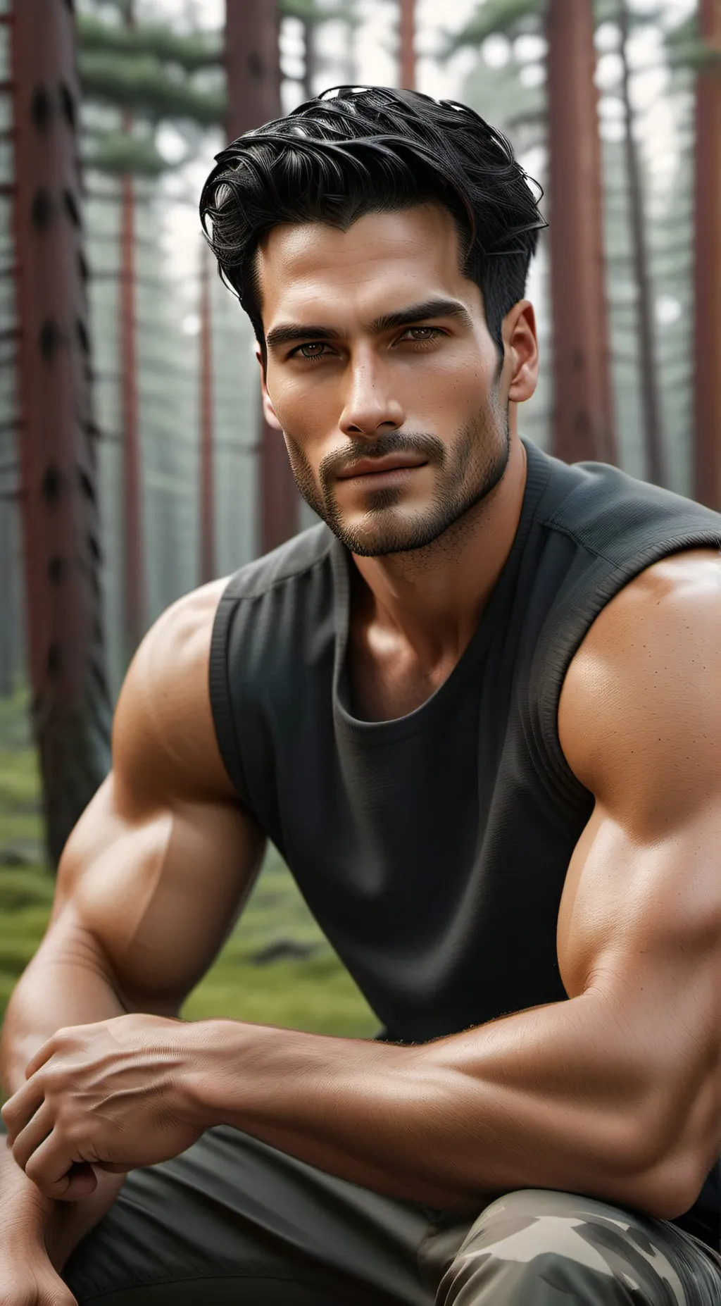 ai character: Alexander  background