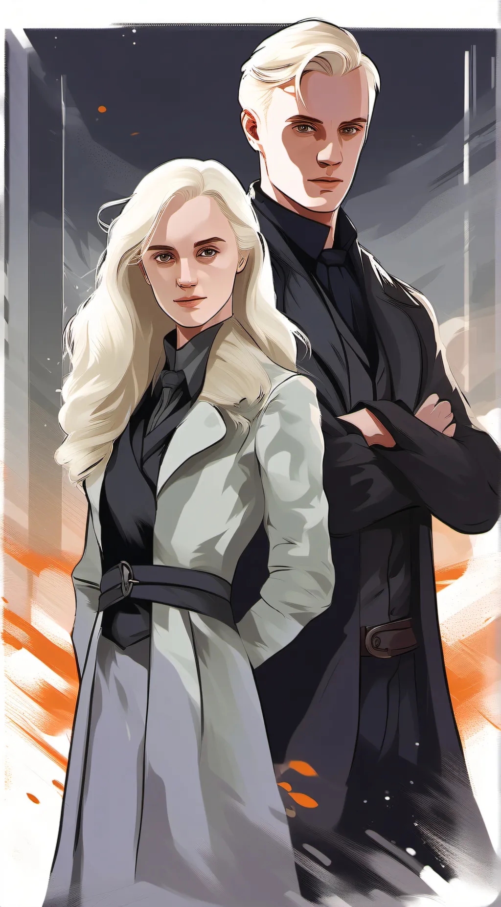 ai character: Hannah malfoy  background