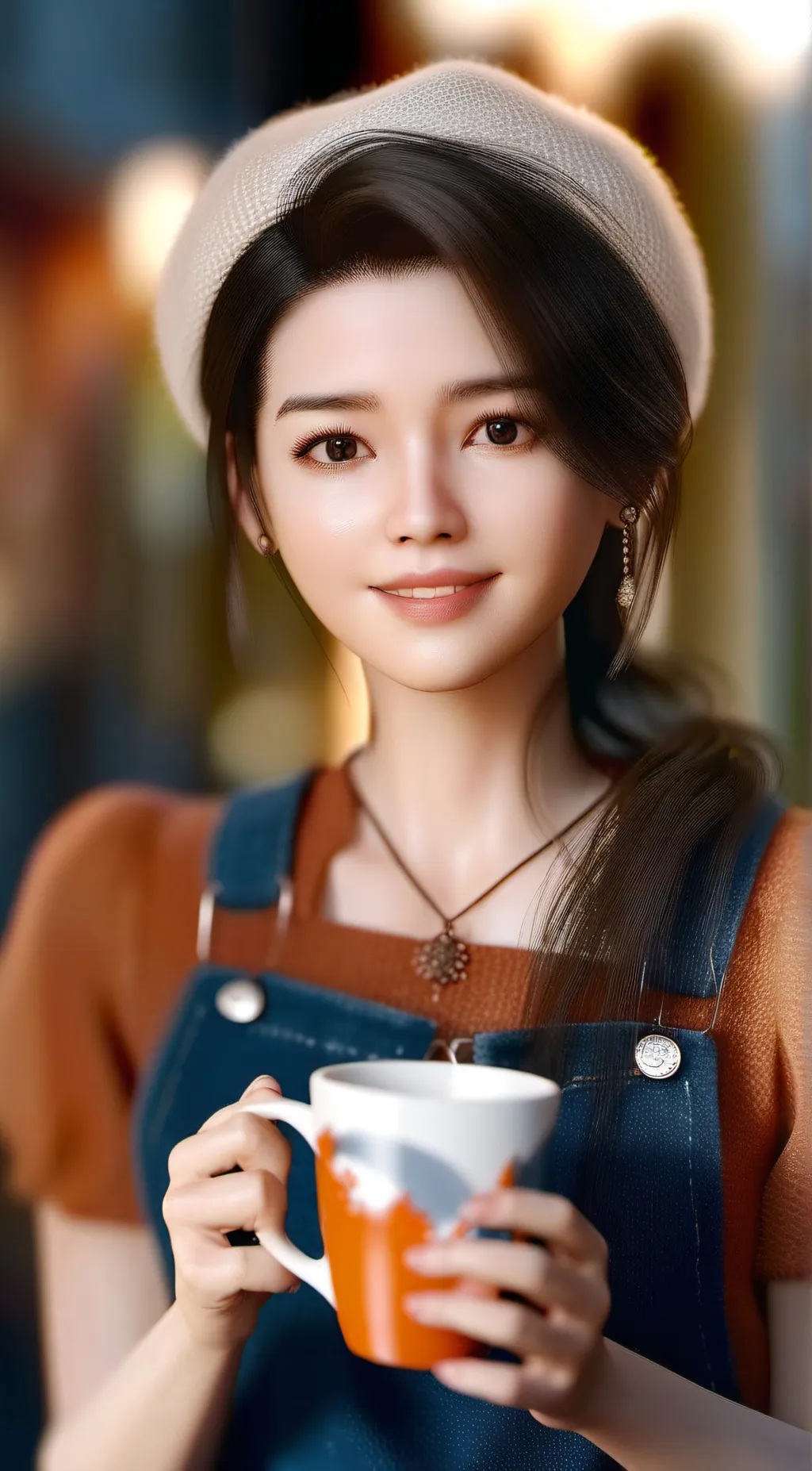 ai character: Ella background