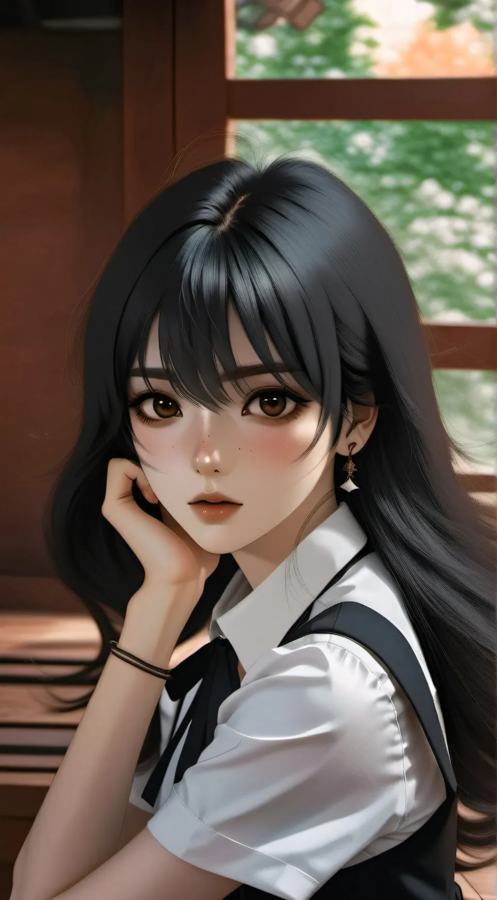 ai character: Maria  background