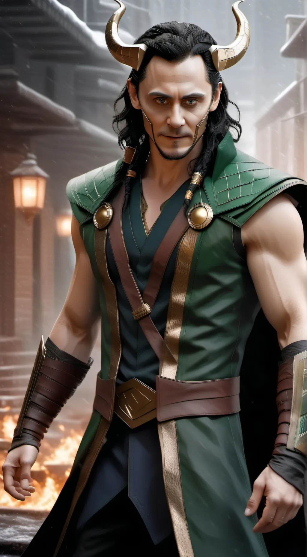 ai character: avengers  background