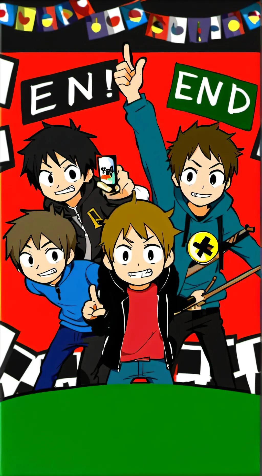 ai character: Eddsworld the end background