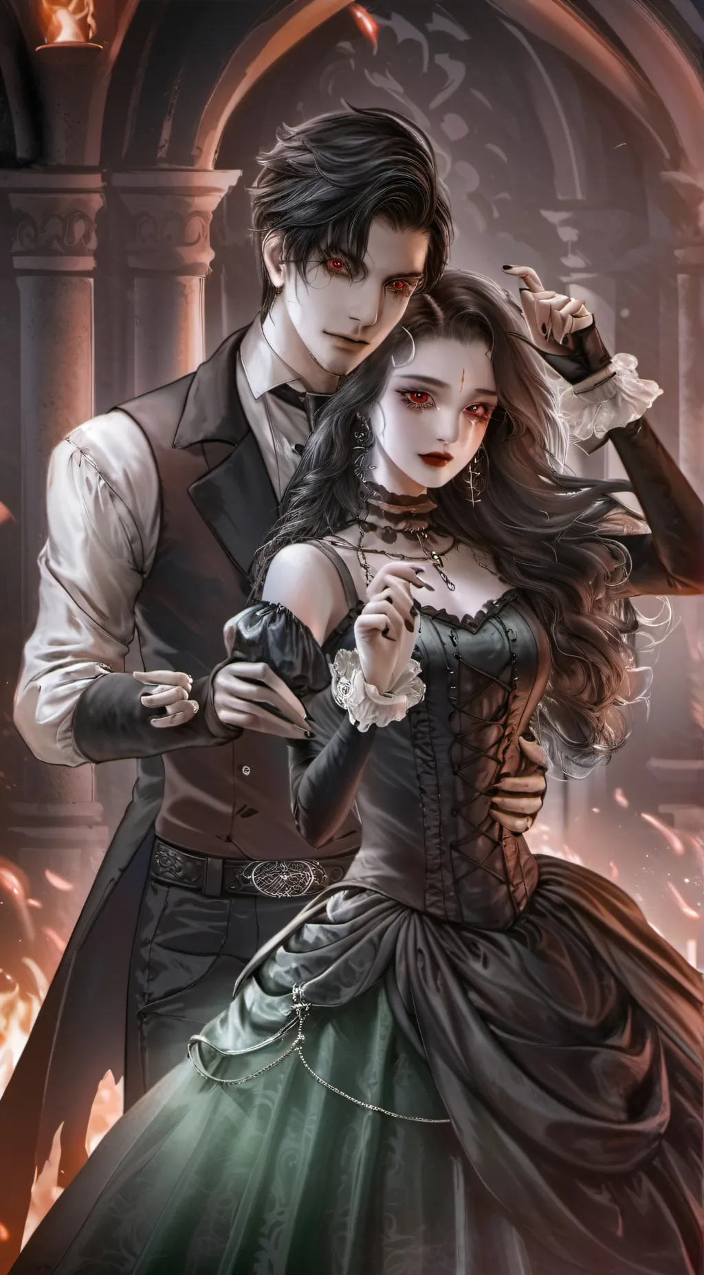 ai character: olivia and xavier background