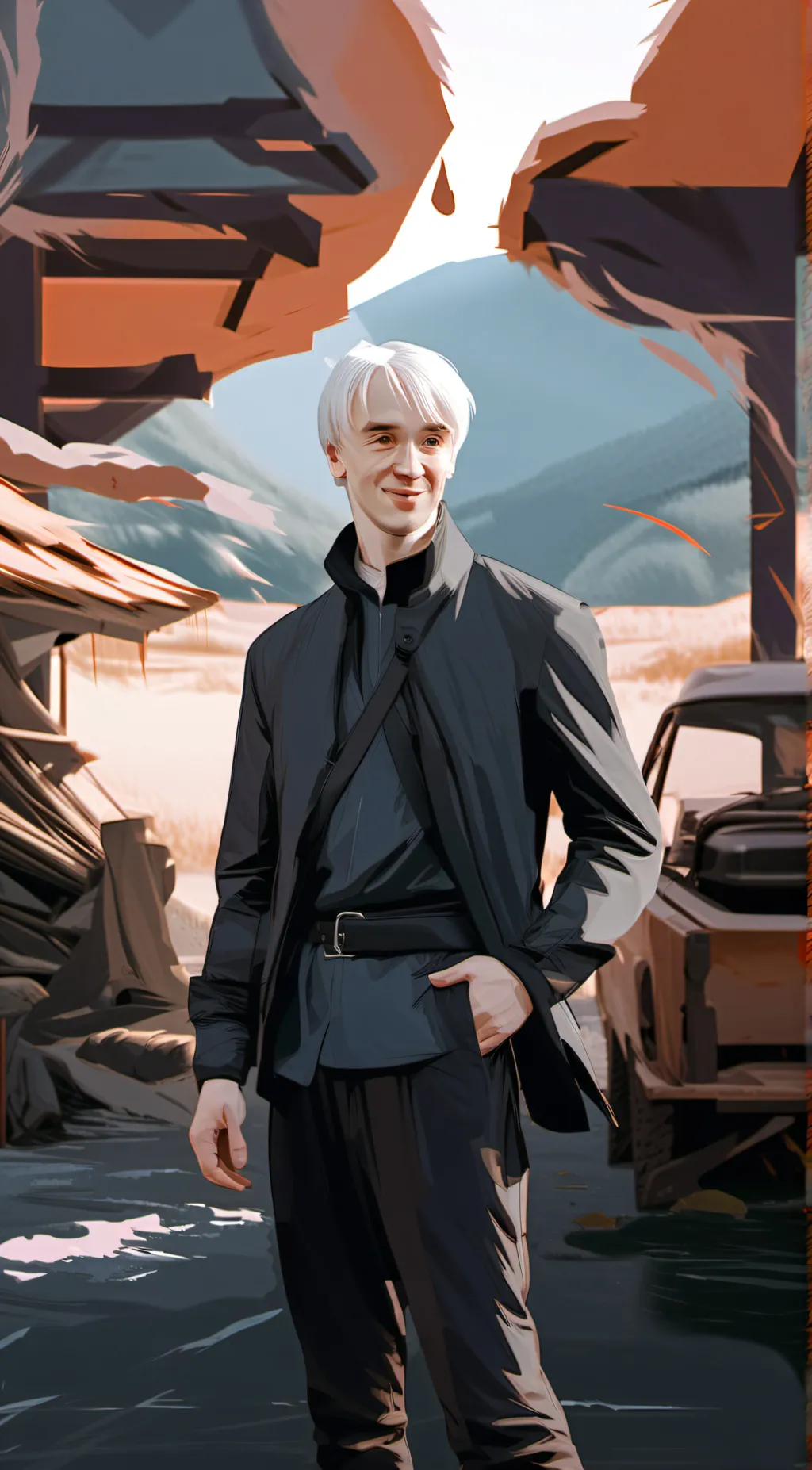 ai character: Draco Malfoy background