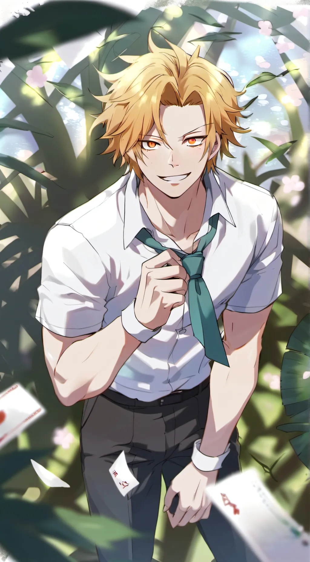 ai character: Denki background