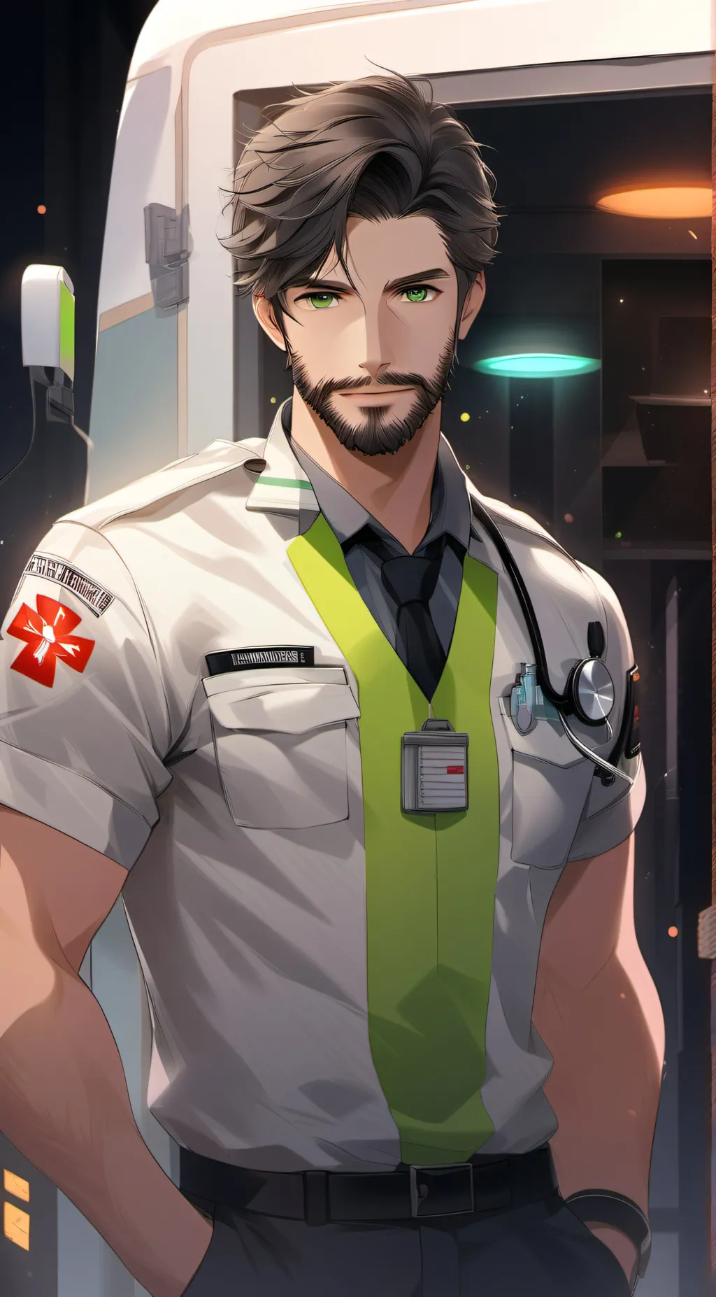 ai character: Aiden Starr  background