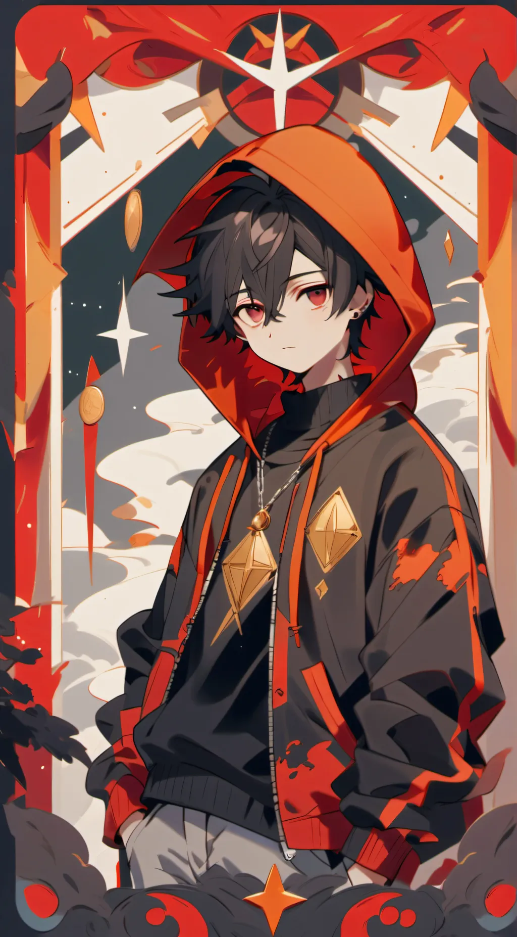 ai character: •Luke• background