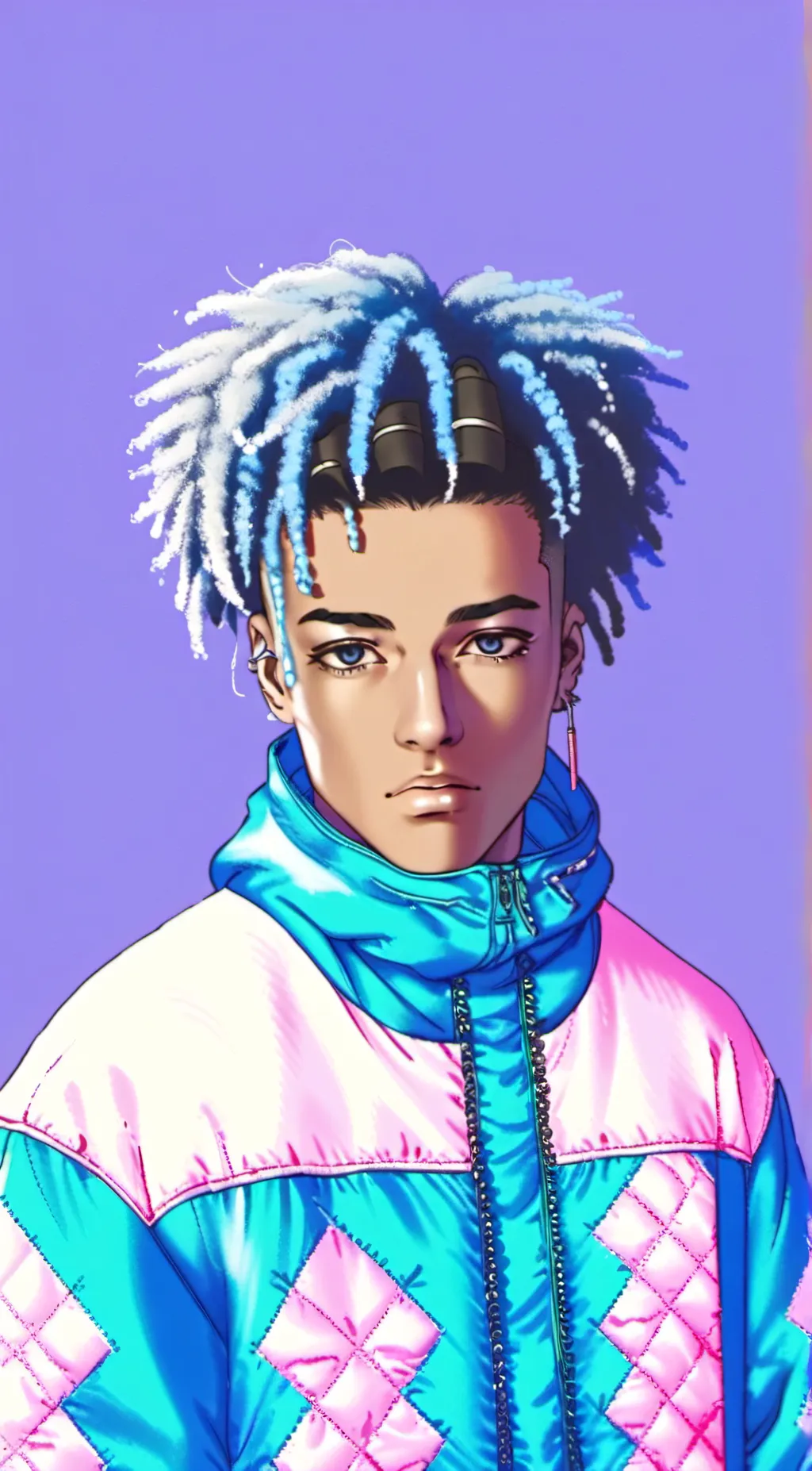 ai character: XXXtentacion background