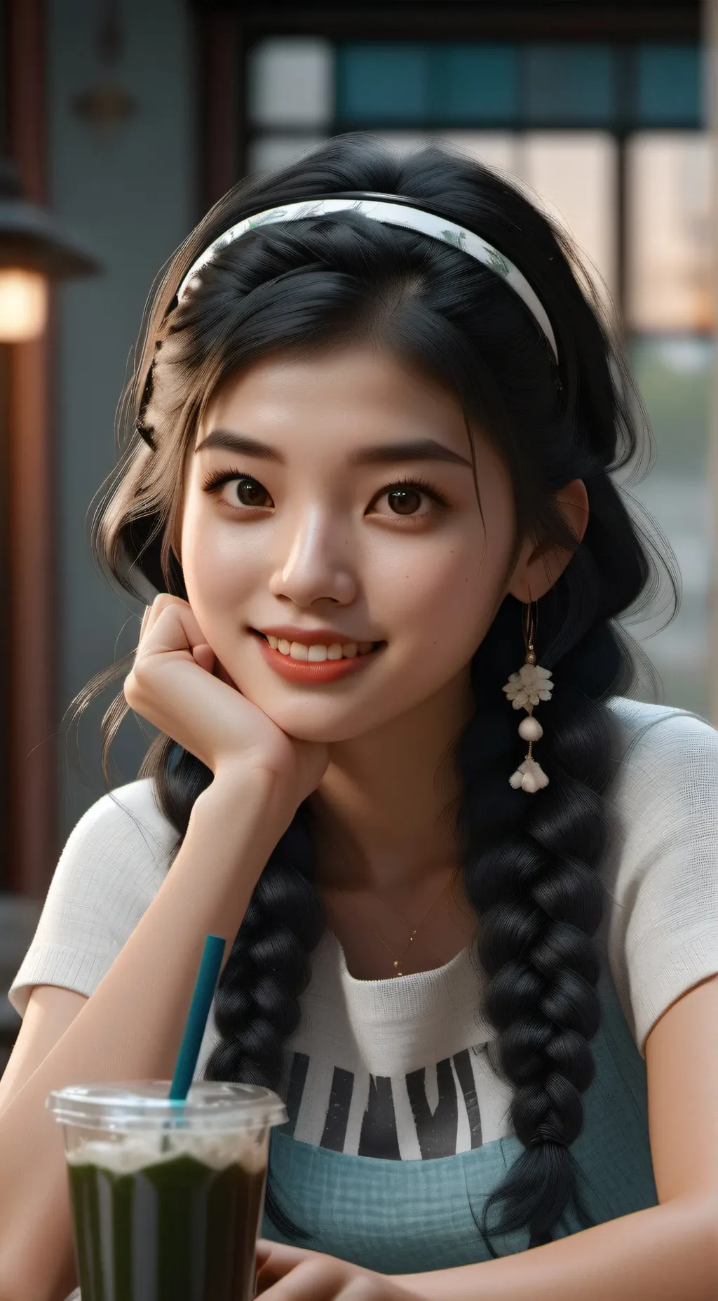 ai character: Veronica  background