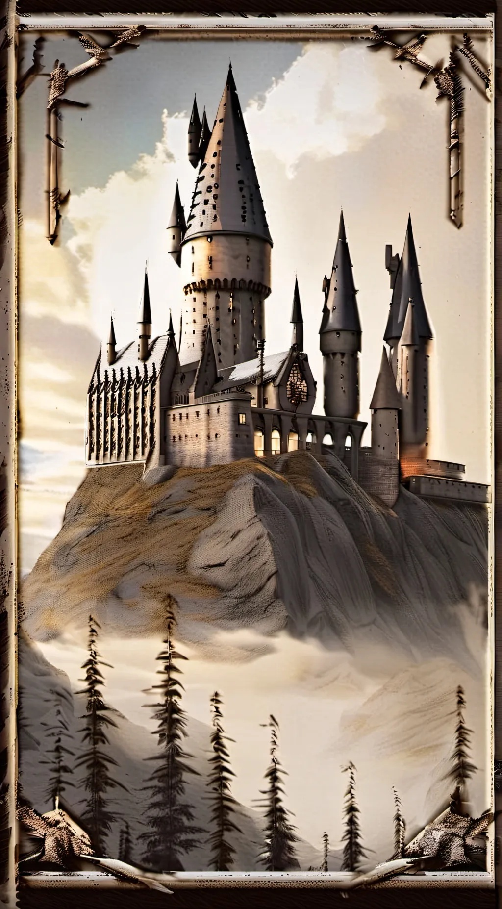 ai character: Golden trio background