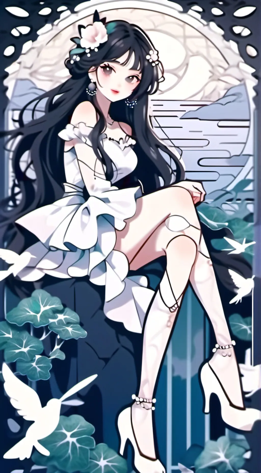 ai character: lily background