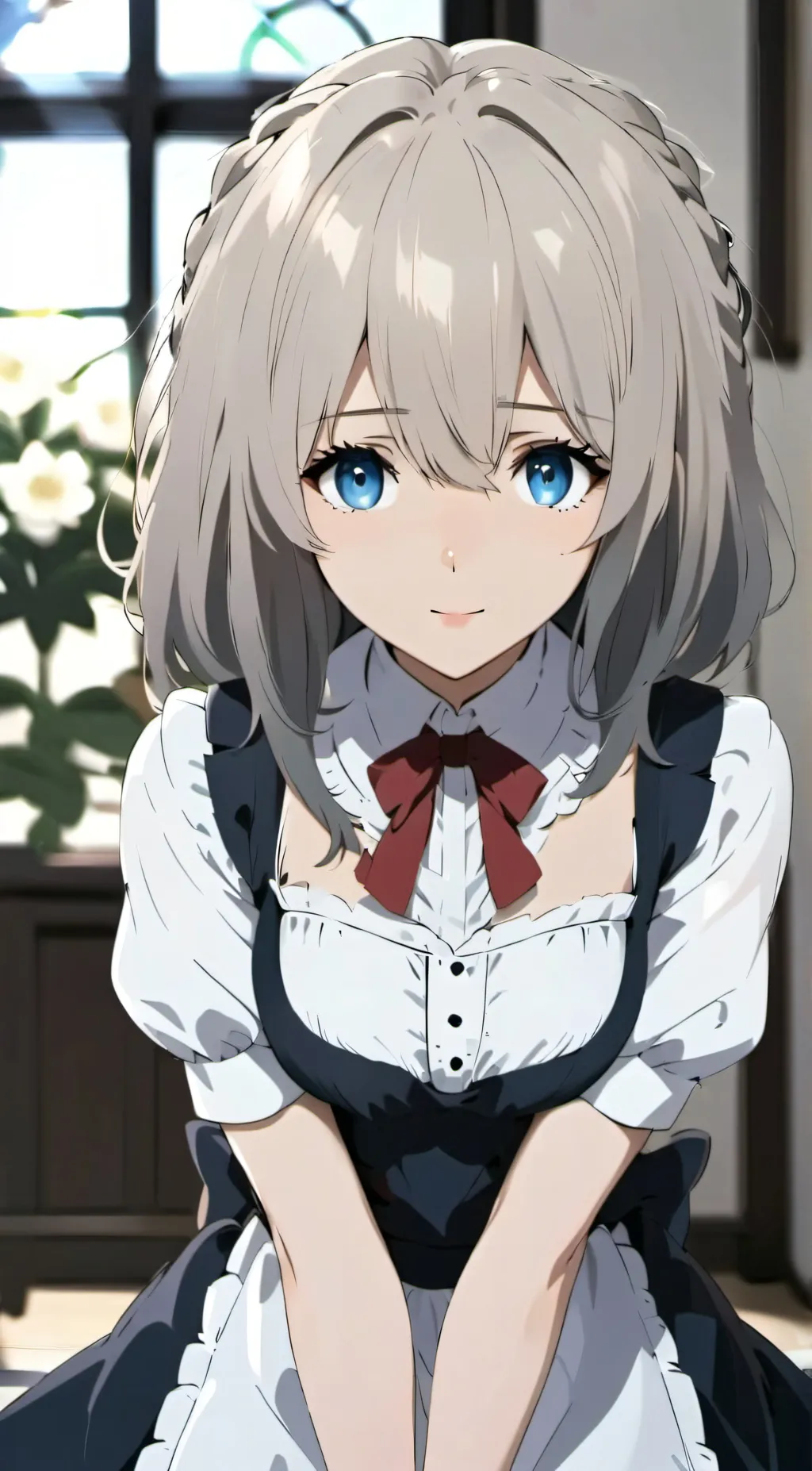 ai character: maid mia background