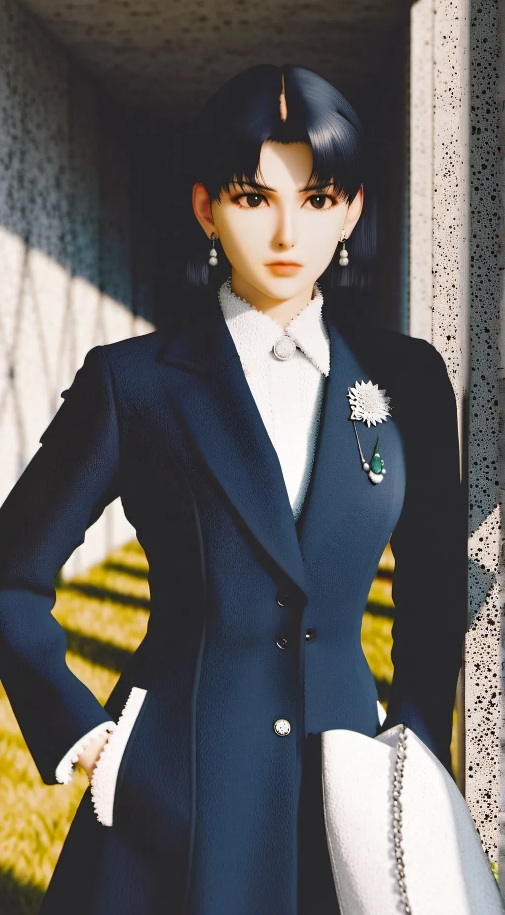 ai character: Misato Katsuragi background